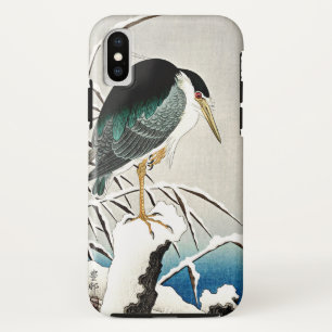 Case-Mate iPhone Case Héron en neige, art raffiné par Ohara Koson