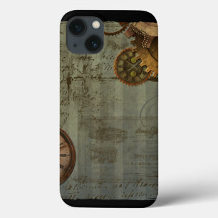 iPhone 13 Coque Heure Steampunk