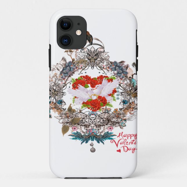 Coques Case-Mate iPhone Heureuse Sainte-Valentin (Dos)
