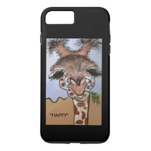 Coques Pour iPhone "HEUREUX" la girafe "