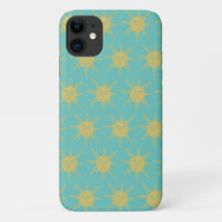 Heureux Sunshine Suns Motif turquoise