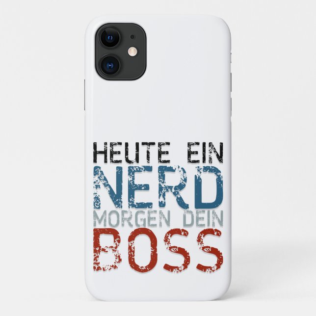 Coques Case-Mate iPhone Heute ein Nerd, morgen dein Boss (Dos)