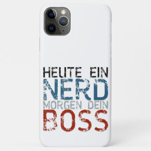 Case-Mate iPhone Case Heute ein Nerd, morgen dein Boss