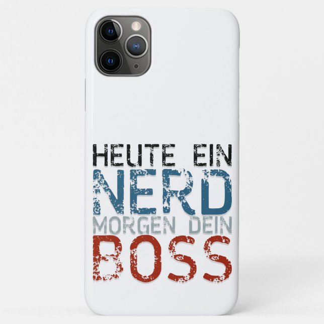 Coques Case-Mate iPhone Heute ein Nerd, morgen dein Boss (Dos)