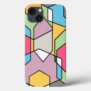 Case-Mate iPhone Case Hexagon Bauhaus - Pastels