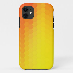 Etui iPhone Case-Mate Hexagone jaune et orange sans couture art abstrait