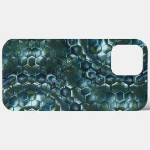 Case-Mate iPhone Case hexagones Abstraits dans la luminosité colorée cya