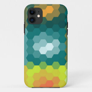 Coques Pour iPhone Hexagons colorés graphiques sans soudure