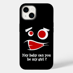 Coque Pour iPhone 14 Hey bébé pouvez-vous être ma fille monstre design 