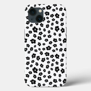 Case-Mate iPhone Case Hibiscus noir et blanc Floral