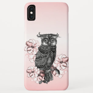 Case-Mate iPhone Case Hibiscus Rose Chouette Grise