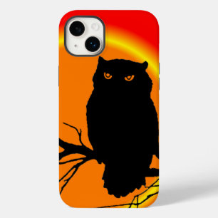Coque Pour iPhone 14 Plus Hibou effrayant