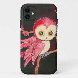 Etui iPhone Case-Mate Hibou rouge doux