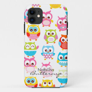 Case-Mate iPhone Case Hiboux mignons de Litte personnalisés