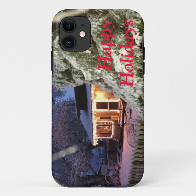 Coques Case-Mate iPhone High Sierra Joyeuses Fêtes (Dos)