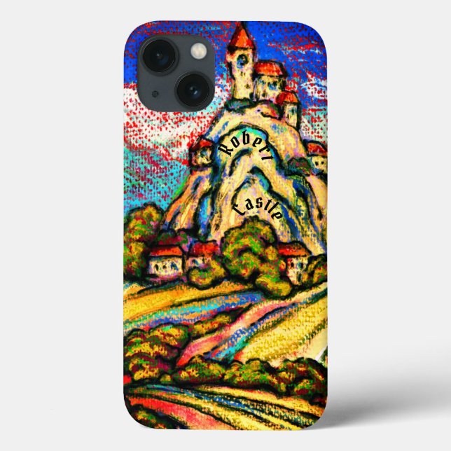 Coques Case-Mate iPhone Hill Castle Imaginaire & Votre Nom (Verso)