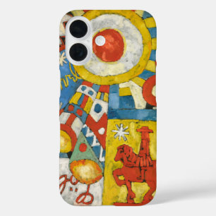 Coques iPhone 16 Himmel de Marsden Hartley, expressionnisme Vintage