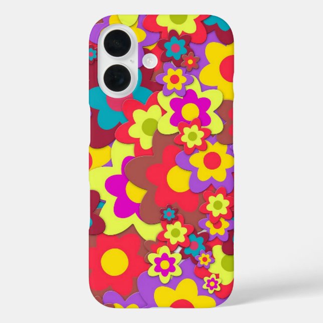 COQUES Case-Mate iPhone HIPPIE GROOVY FLOWERS IPHONE OTTER BOX CASE (Verso)