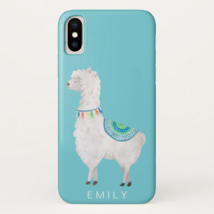 Case-Mate iPhone Case hippie moderne mignon de lamas d'aquarelle