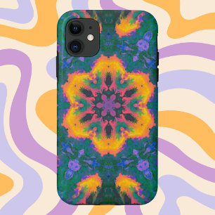 Case-Mate iPhone Case Hippie psychédélique orange et violet