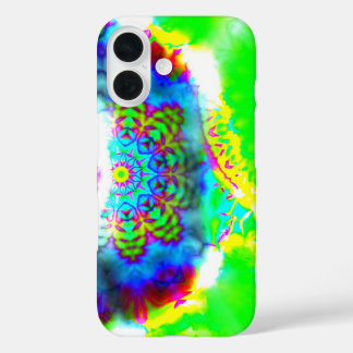 Coques iPhone 16 Hippie Tie Dye