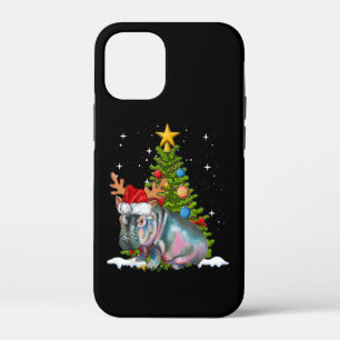 Case-Mate iPhone Case Hippo Fiona Arbre de Noël Hippopotame