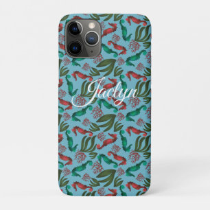Case-Mate iPhone Case Hippocampe nautique personnalisé aquarelle