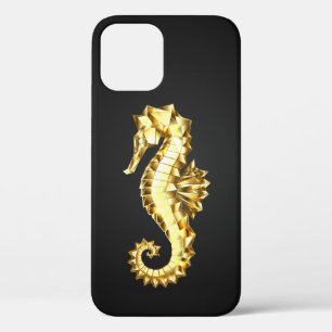 Case-Mate iPhone Case Hippocampe Polygonal Or