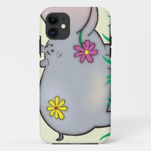 Coques Pour iPhone hippopotame hippie mignon