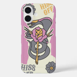 Coques iPhone 16 Hiss Off - Tattoo Snake