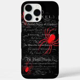 Coques iPhone 16 Pro Max Histoire naturelle Titre Page Araignées Calligraph