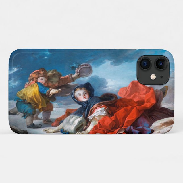 Coques Case-Mate iPhone Hiver, Fragonard (Dos (Horizontal))