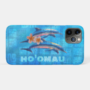 Case-Mate iPhone Case HO’OMAU - Collage primitif des dauphins hawaïens