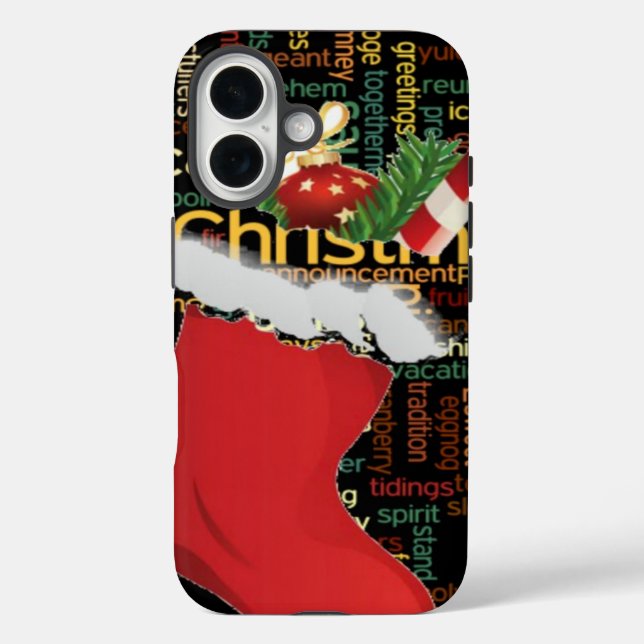 Coques Case-Mate iPhone HoHo ! Merry Christmas TOXITS et Happy New Year (Verso)