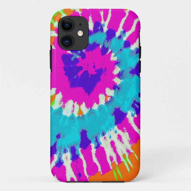 Coques Case-Mate iPhone holiES - Power Spiral Batik Style (Dos)