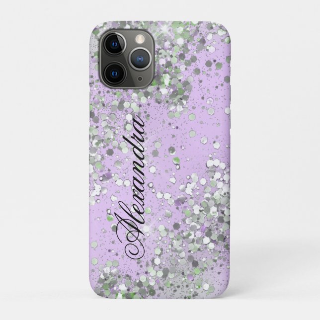 Coques Case-Mate iPhone Holographique Luxe Bling Sparkle Parties scintilla (Dos)