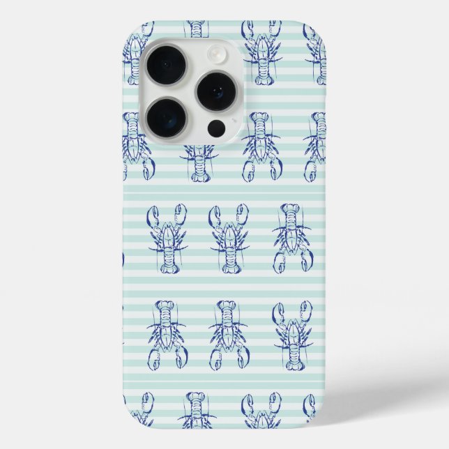 Coques Case-Mate iPhone Homards bleus (Verso)