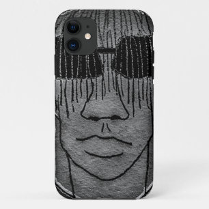 Case-Mate iPhone Case Homme avec lunettes portrait dessin