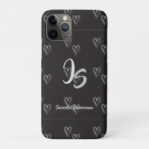 Case-Mate iPhone Case "Homme d'affaires prospère" Silver personnel Mono