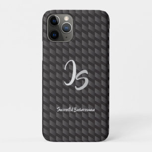 Case-Mate iPhone Case "Homme d'affaires prospère" Silver personnel Mono