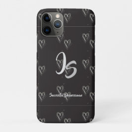 Case-Mate iPhone Case "Homme d'affaires prospère" Silver personnel Monog