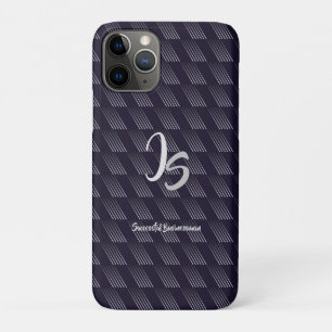 Case-Mate iPhone Case "Homme d'affaires prospère" Silver personnel Monog