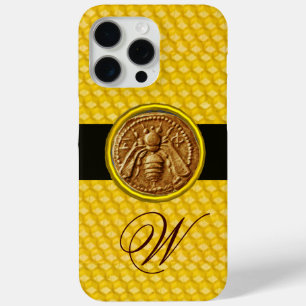 COQUE iPhone 15 PRO MAX HONEY BEE, MONOGRAMME DE L'OEUVRE