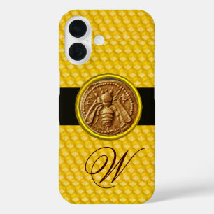 COQUES iPhone 16 HONEY BEE, MONOGRAMME DE L'OEUVRE