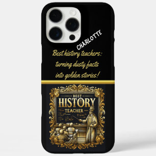 Coques iPhone 16 Pro Max Honorer un enseignant d'histoire passionnée