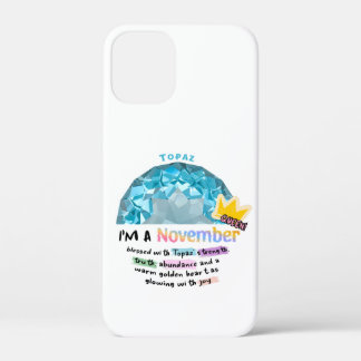 Case-Mate iPhone Case Hoodies graphiques Topaze pour les anniversaires d