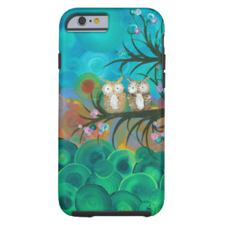 Coque iPhone 6 Tough Hoolandia (c) 2013 - couples de hibou