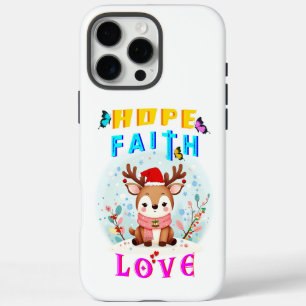 Coques iPhone 16 Pro Max Hope Faith Love