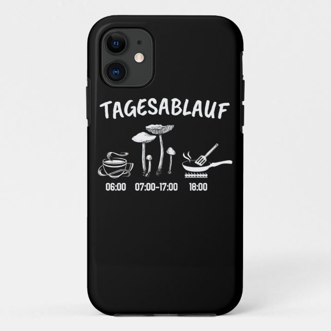 Coques Case-Mate iPhone Horaire du collecteur de champignons (Dos)