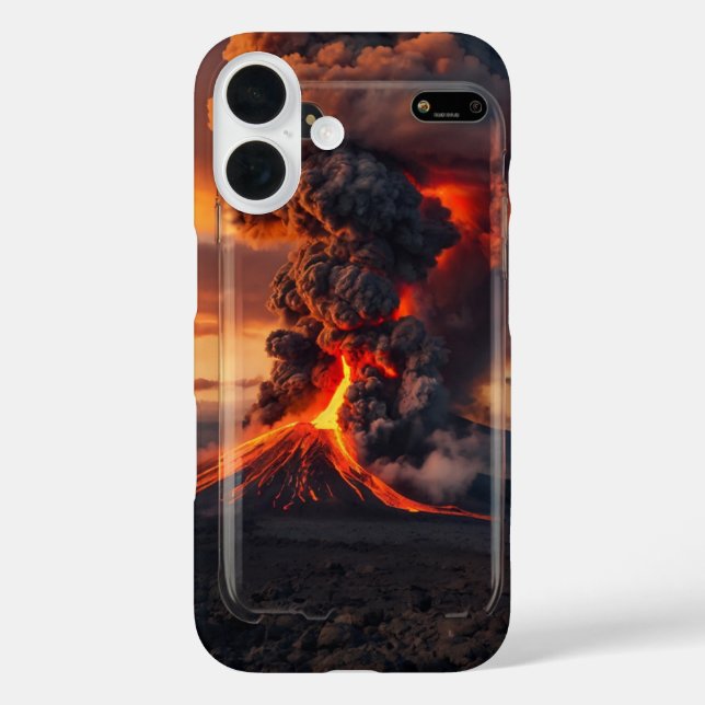 Coques Case-Mate iPhone Horizon Volcan Fiery (Verso)